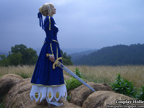 fate/stay night cosplay - saber 8 by amazon mandy